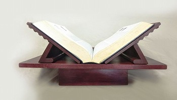 本を傷めず、かつ読みやすい書見台<br>